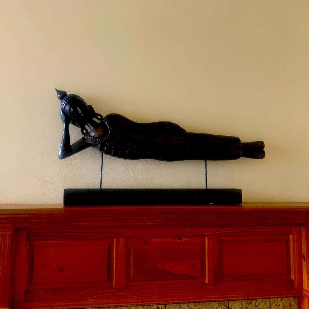 Reclining Buddha or Buddha entering nirvana